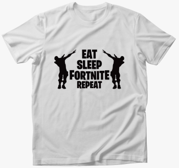Eat sleep Fortnite repeat gamer majica