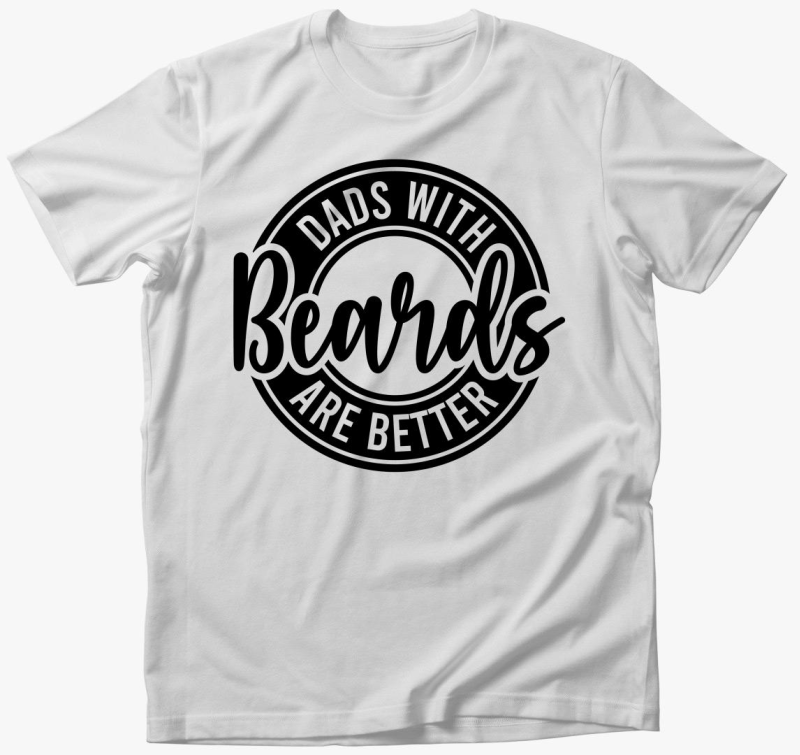 Dad with beards majica