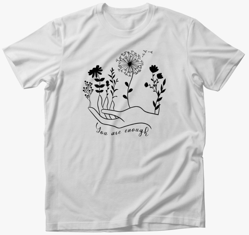 enough floral majica