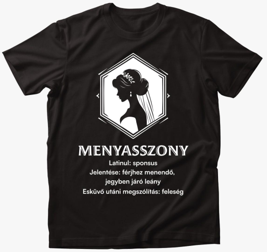 Menyasszony majica