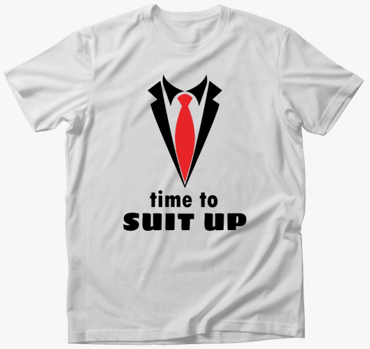 time to SUIT UP majica