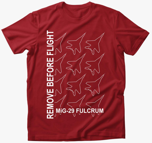 Remove before flight Fulcrum m...