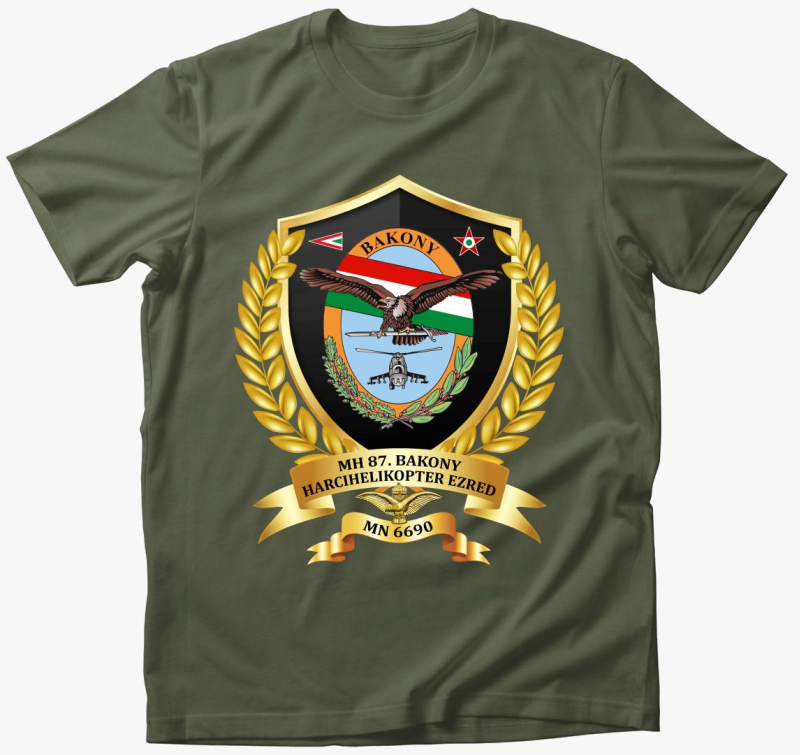 MH 87. Bakony Harcihelikopter Ezred 4 majica