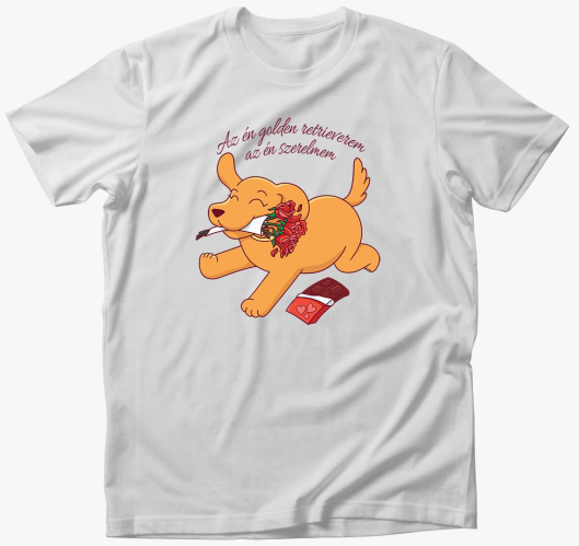 Szerelmes retriever majica