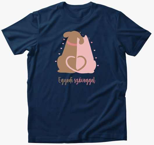 Szerelmes majica - egyedi