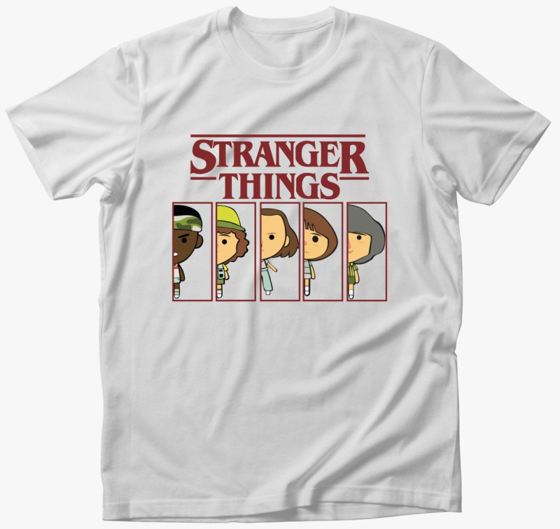 Stranger Things karakteres majica