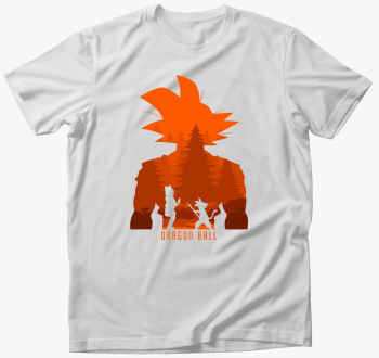 Goku sziluett majica