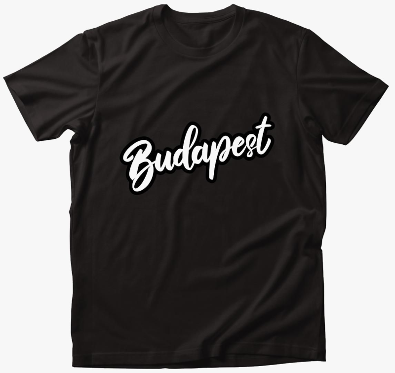 Budapest felirat majica