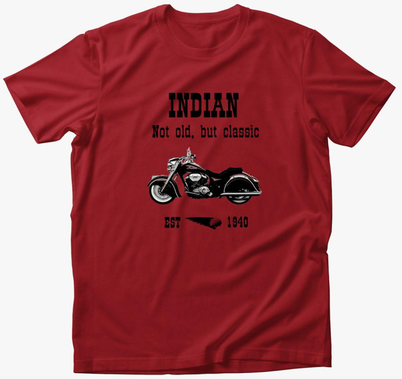 Klasično Motor Majica