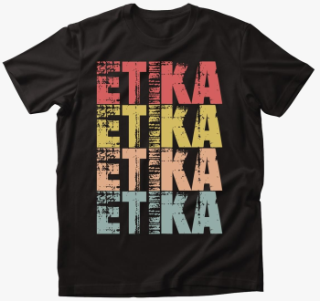 Etika feliratos majica