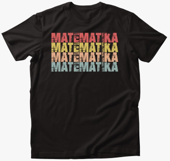 Matematika feliratos majica