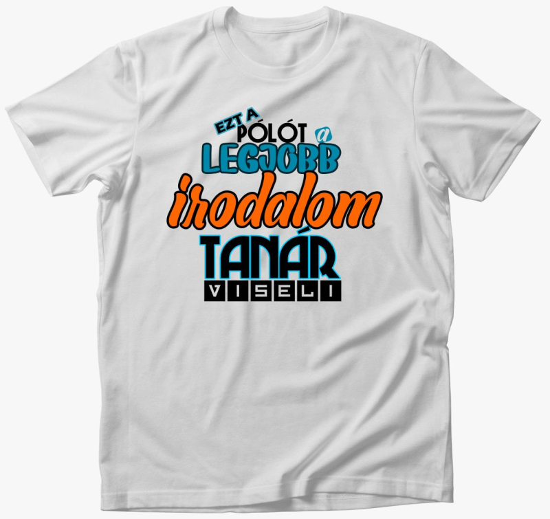 Irodalom učitelj majica