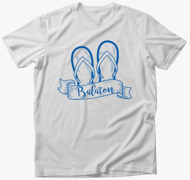 Balaton papucs majica