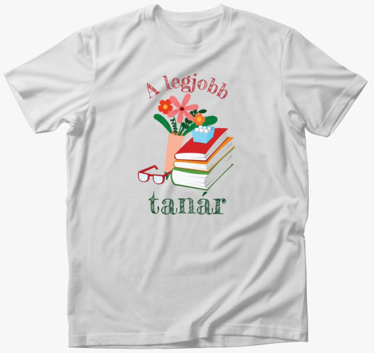 legjobb učitelj majica