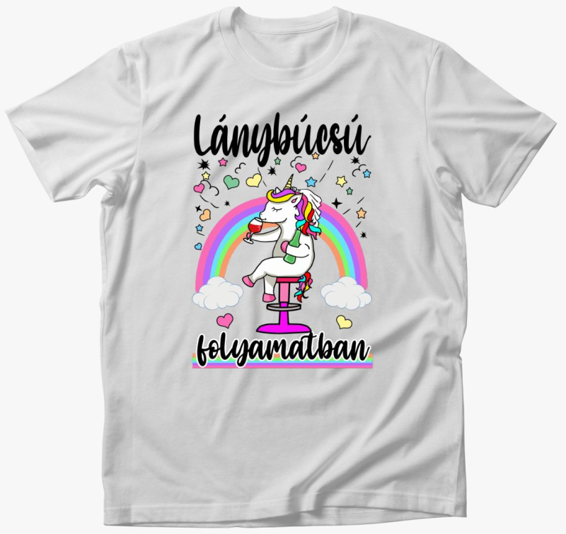 folyamatban unikornis majica