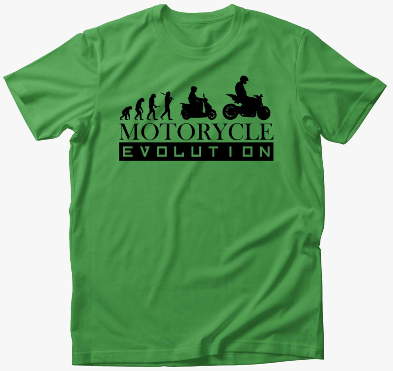 Motorcycle evolution majica