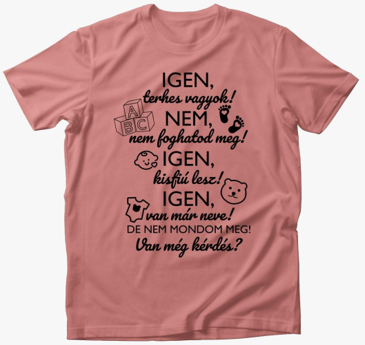 IGEN, terhes sem! majica