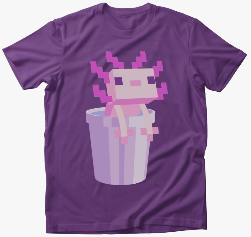 Minecraft axolotl majica
