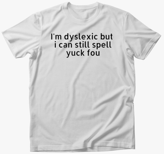 Diszlexia majica