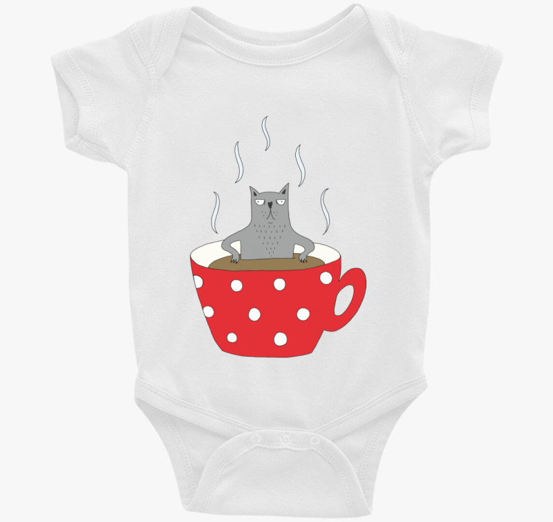 siva macska - majica