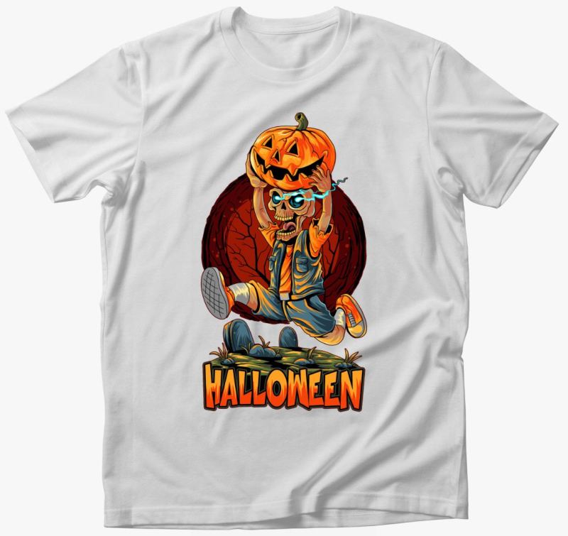 Zombi ellopta halloweeni majica