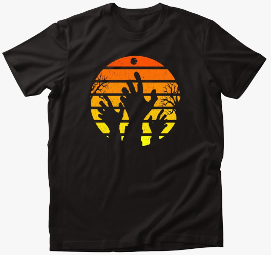 Zombi naplemente majica