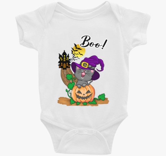 Halloween Cica gyerek majica