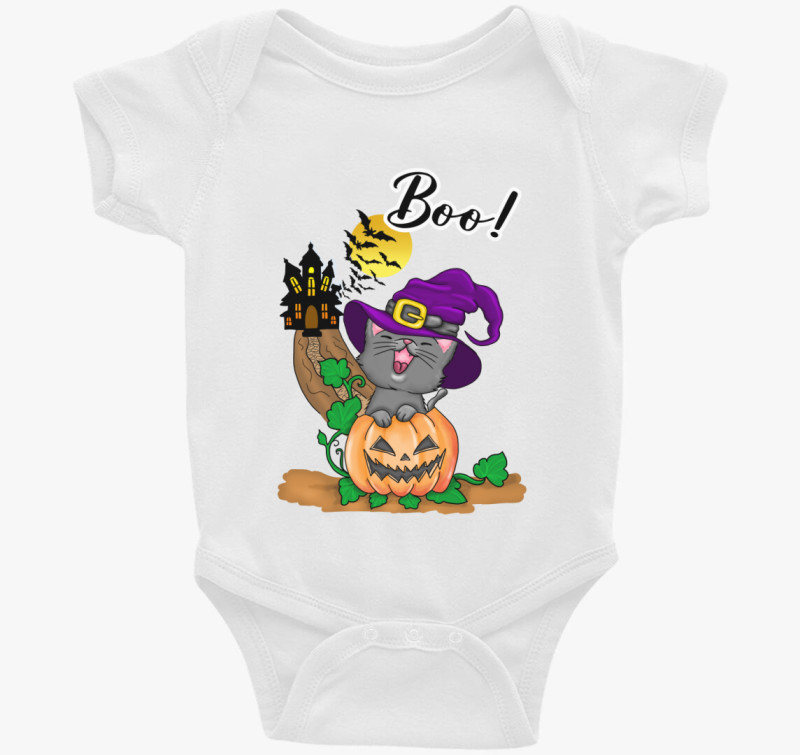 Halloween Cica gyerek majica