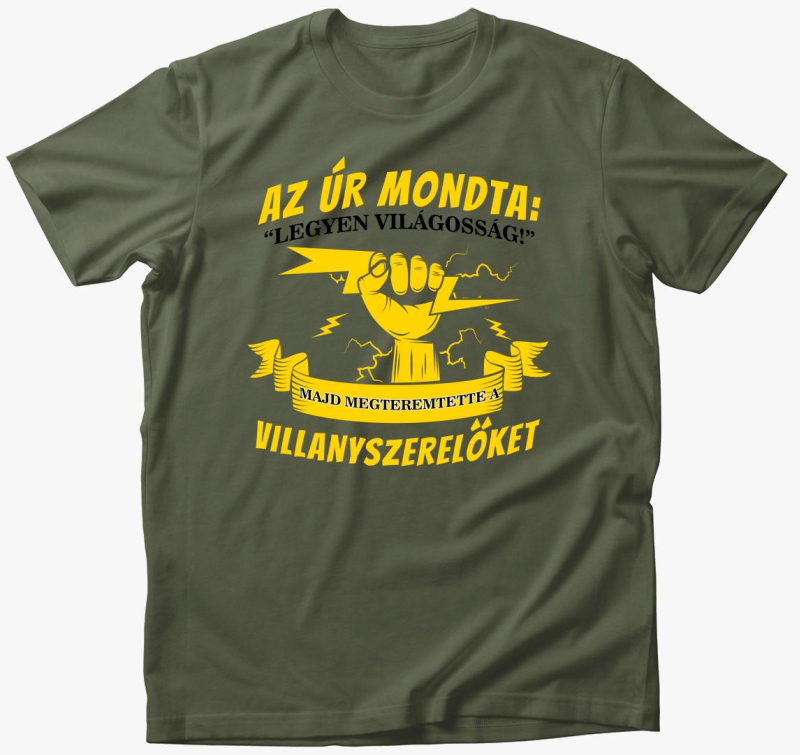 megteremtette majica