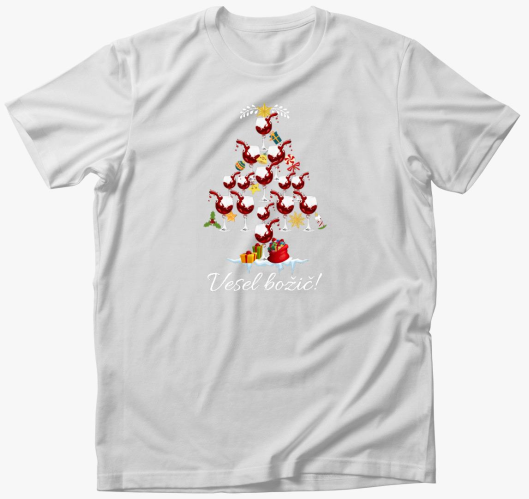 Boldog boros poharas majica