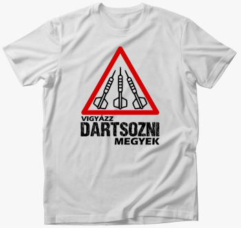 dartsozni megyek majica