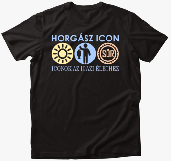 Ribič iconos majica