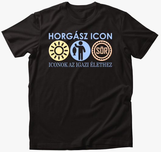 Ribič iconos majica