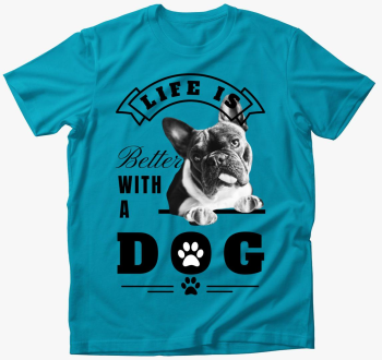 jobb majica - francia bulldog - angol felirat