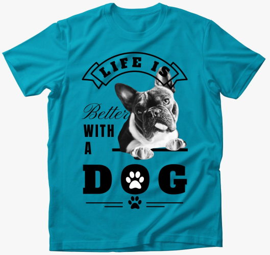 jobb majica - francia bulldog ...