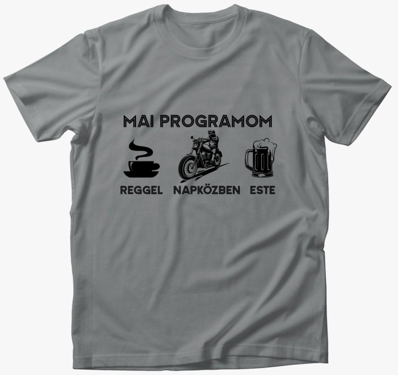 Napirend mai programom majica