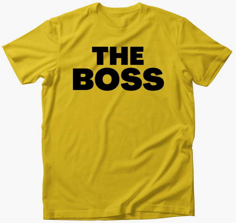 The boss, majica - angol