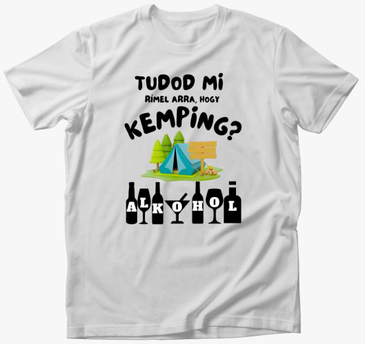 Smešno kemping majica, alkohol...