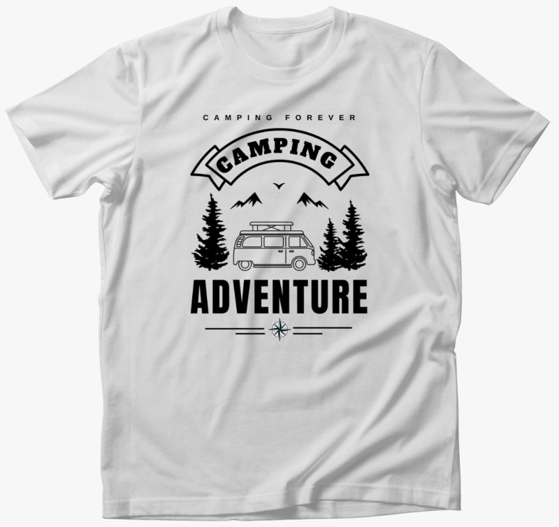 Campervan camping adventure majica