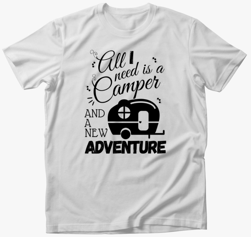 All I need is camper and new adventure majica - angol