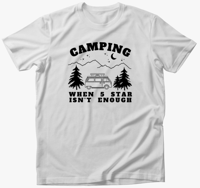 Campervan - Mikor 5 csillag ne majica - angol