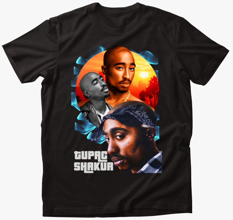 Tupac naplemente majica