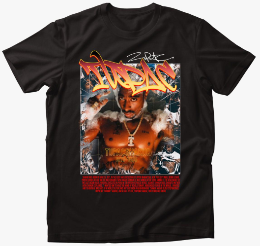 Tupac rapper majica