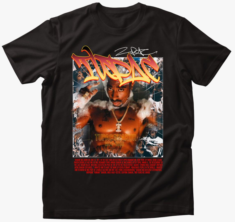 Tupac rapper majica