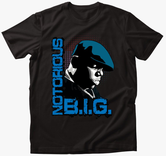 Notorious B.I.G face majica