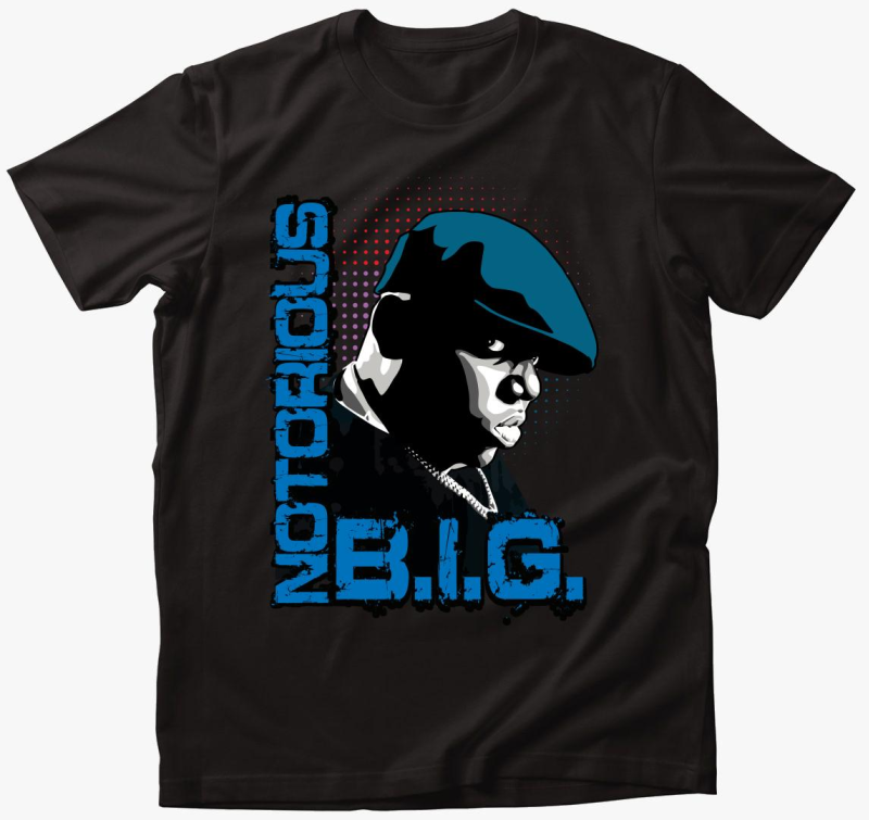 Notorious B.I.G face majica