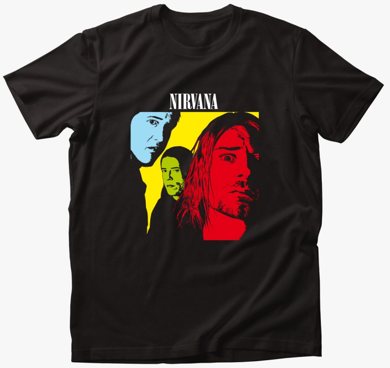 Nirvana Zenekar Majica
