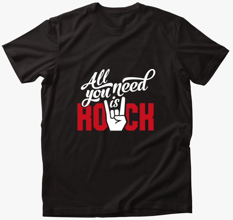 All you need is rock Majica