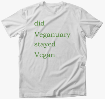 Did Veganuary (zelena majica