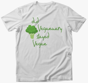 Did Veganuary 2023 brokkolis (zelena majica